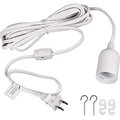 Ipower 12 Feet Lamp Cord with Gear Switch HILAMPCORDMDIM